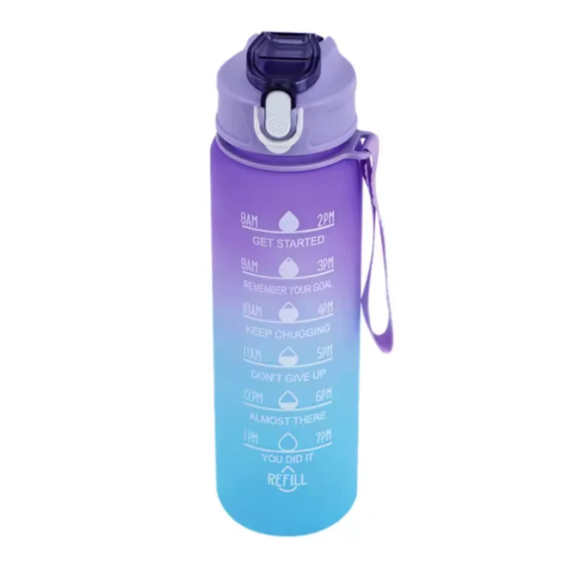 750 ml Motivaatiojuomapullo Aikamerkinnöillä